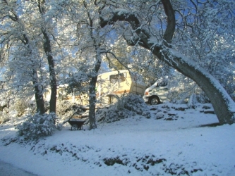 Snow on our lot